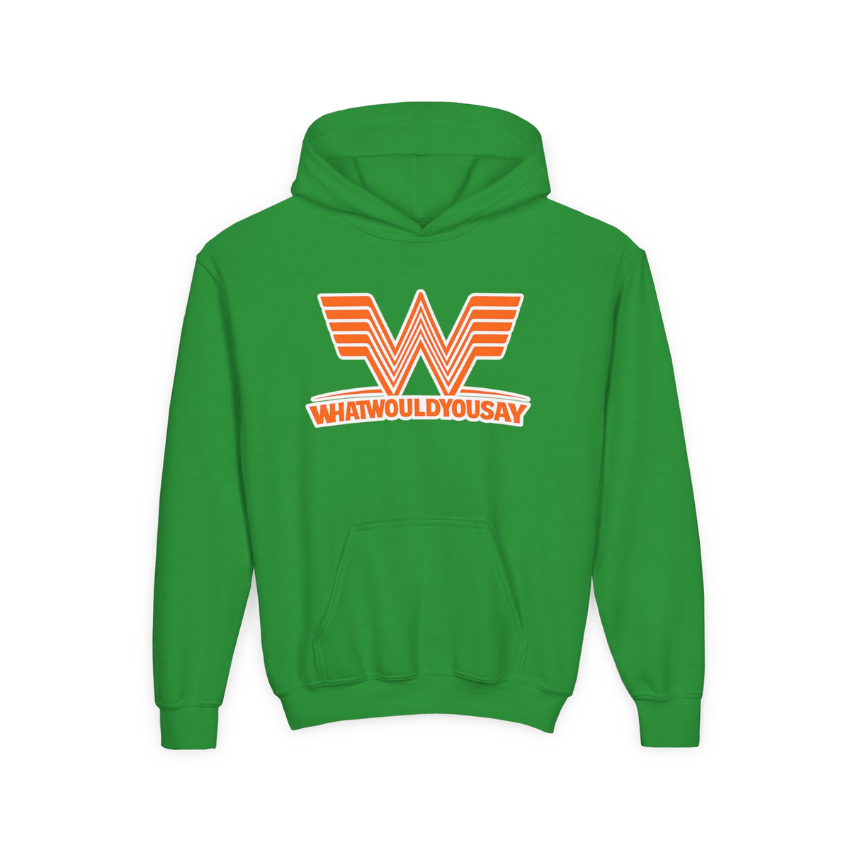 What Would You Say A Burger Youth Pullover Hoodie