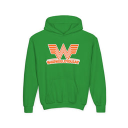 What Would You Say A Burger Youth Pullover Hoodie