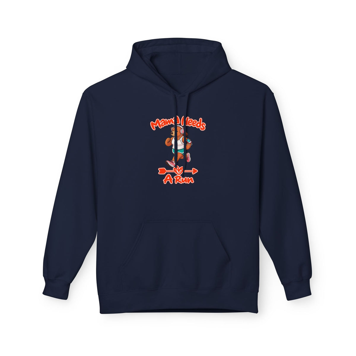 Mama Needs A Run Pullover Hoodie