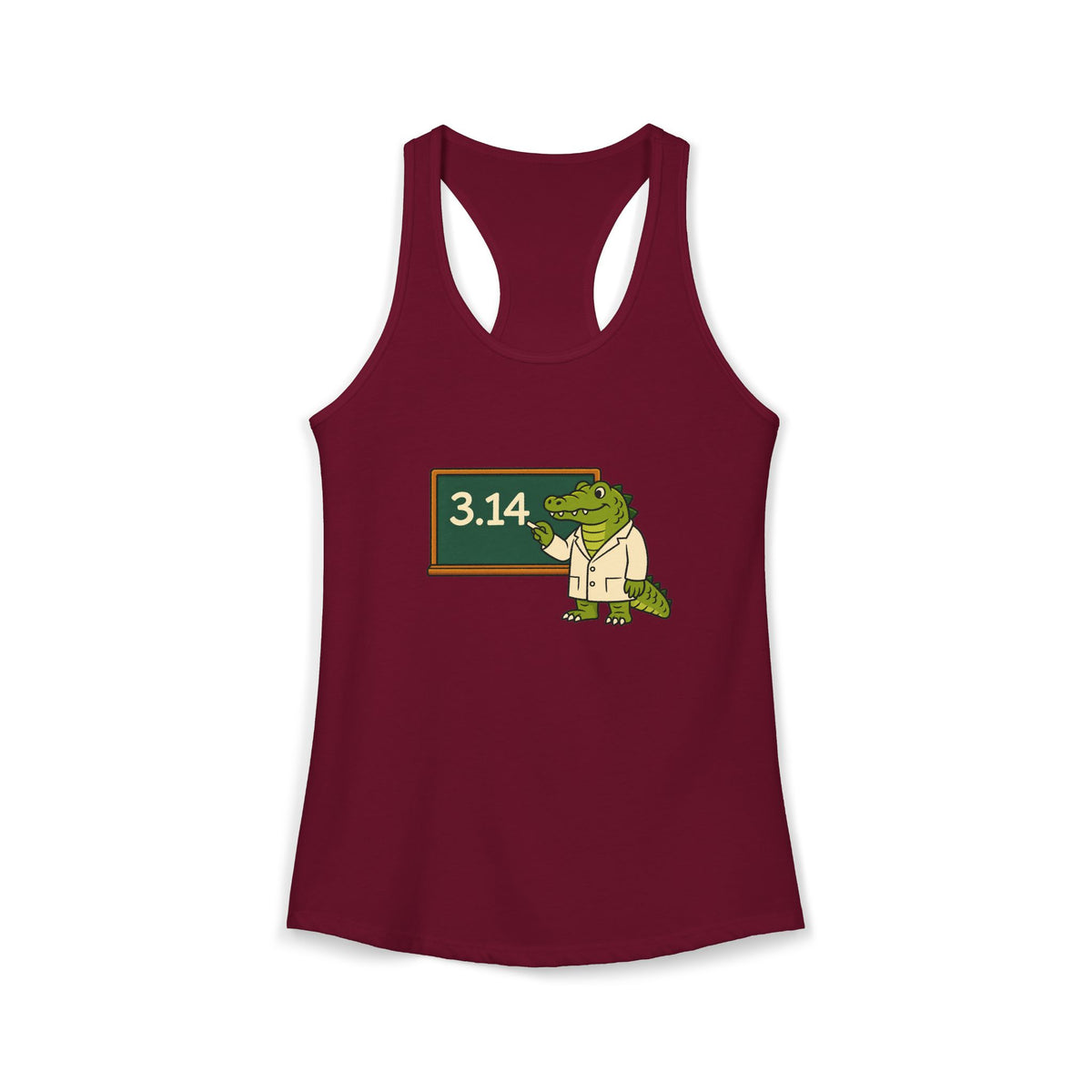 Alligator Pi Women's Racerback Tank