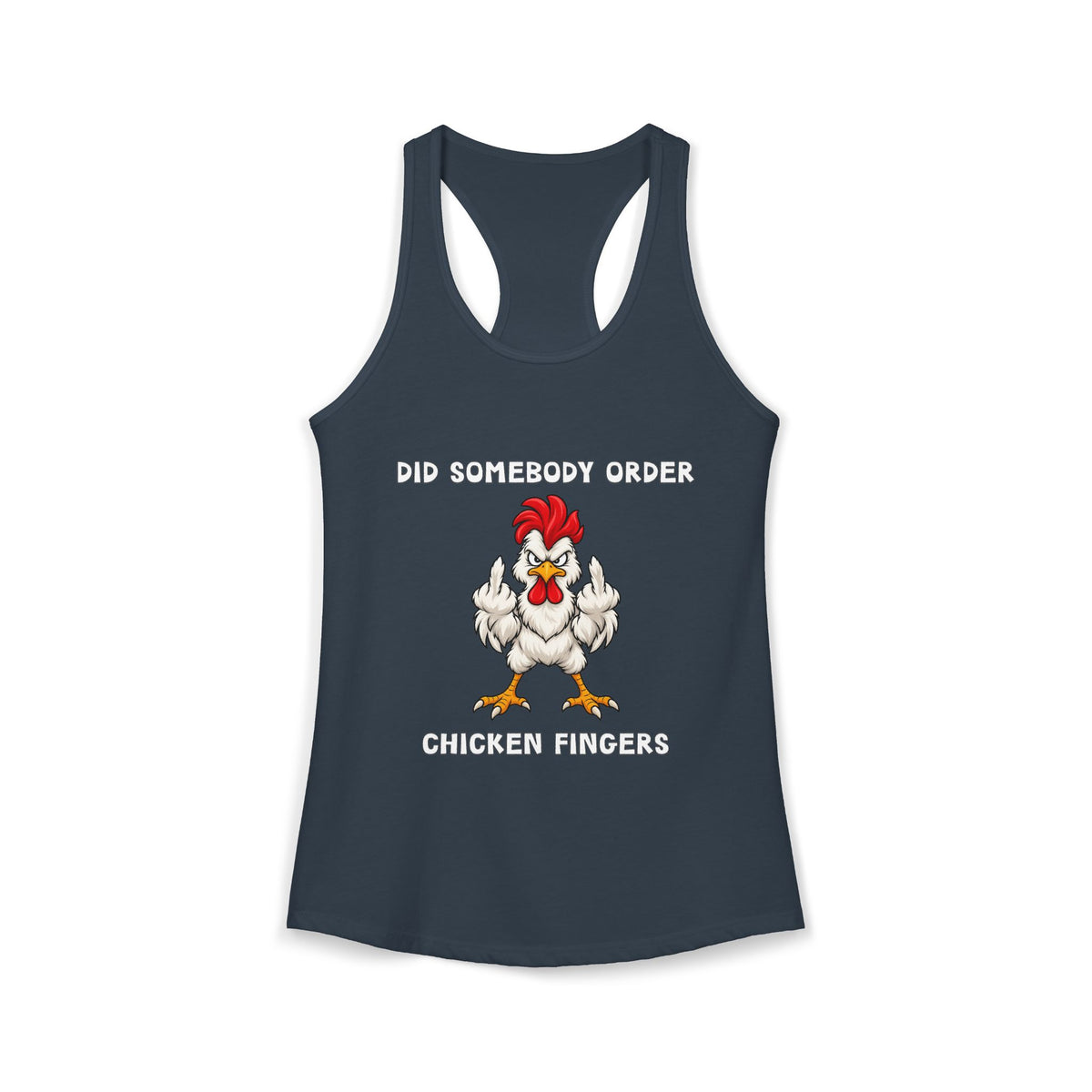 Chicken Fingers Women's Racerback Tank