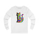 The Black Cat Changing Colors Long Sleeve T Shirt