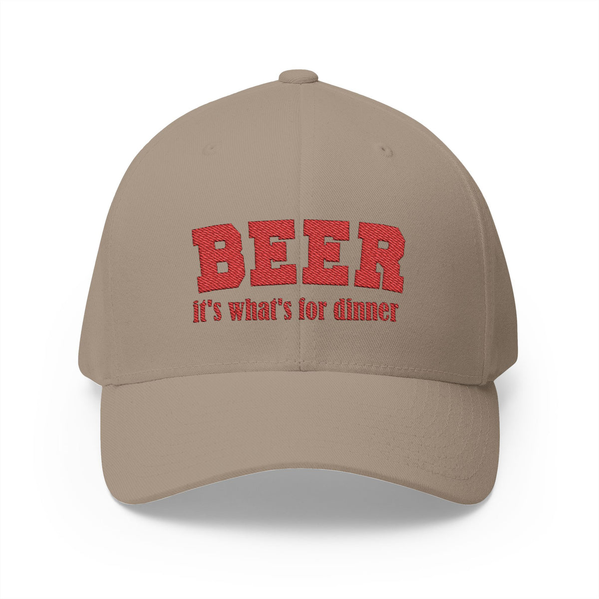 Beer For Dinner Flex Fit Cap