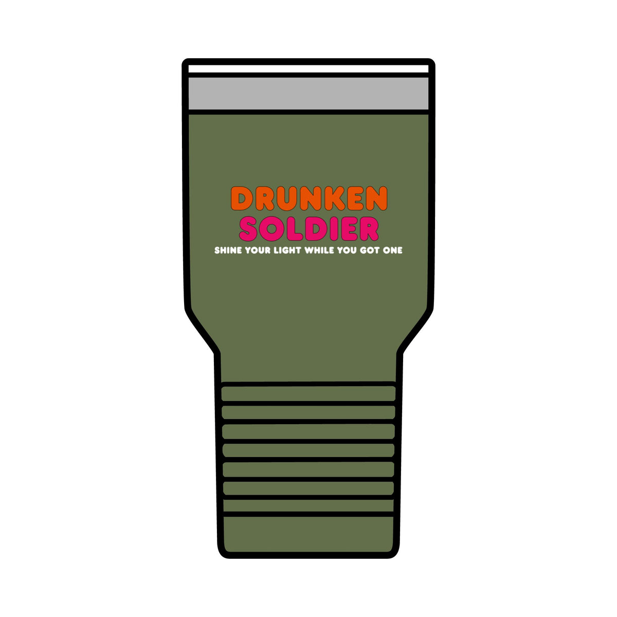 Drunken Soldier Polar Camel 30oz Insulated Tumbler