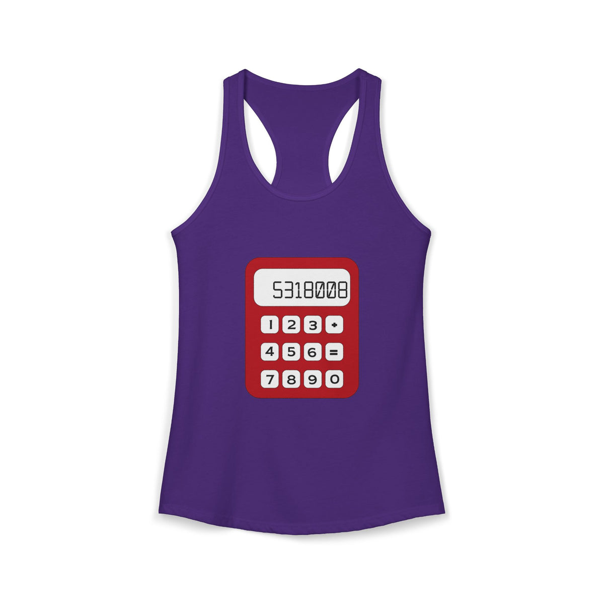 8th Grade Math Racerback Tank