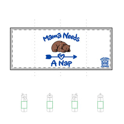 Mama Needs A Nap Camelbak Flip Straw 25oz Bottle