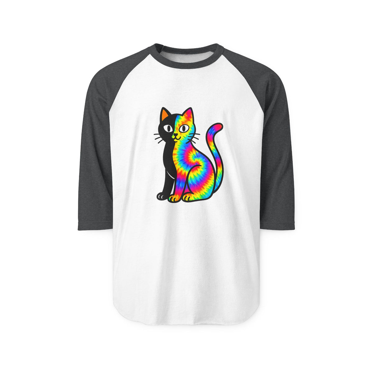 The Black Cat Changing Colors 3/4 Sleeve Jersey