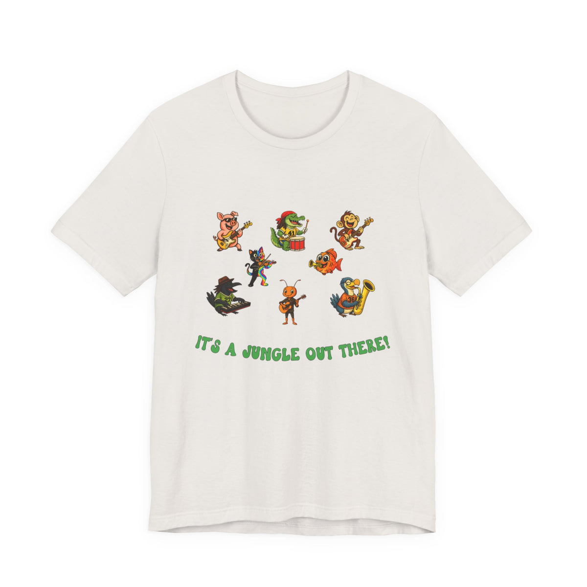 Jungle Band Unisex Short Sleeve T Shirt
