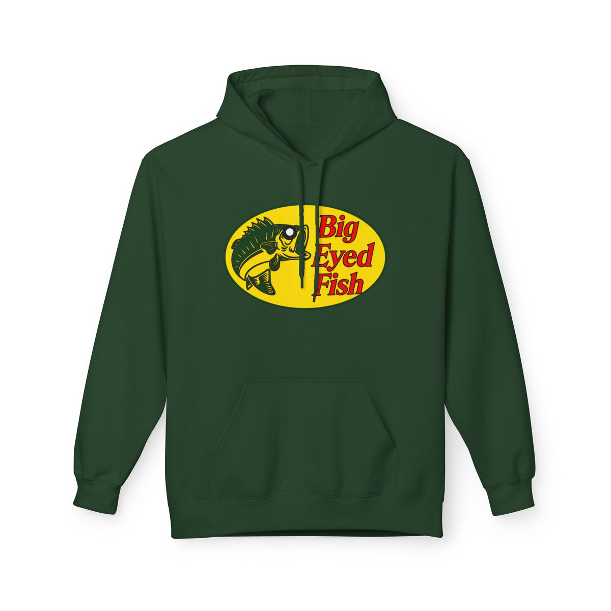 Big Bass Fish Puullover Hoodie