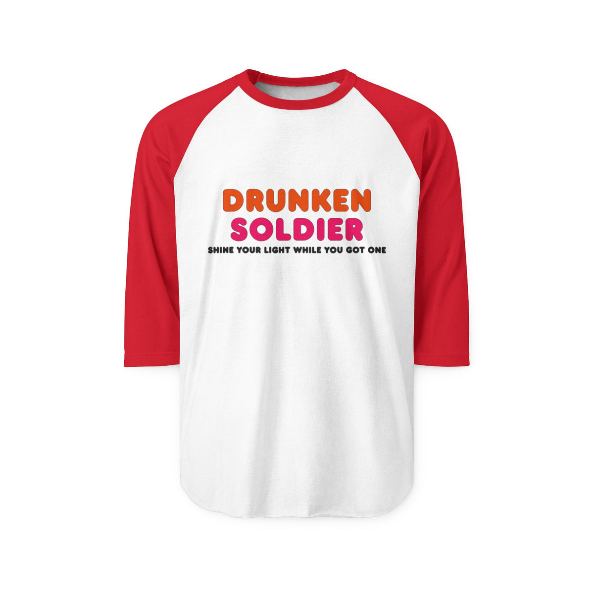 Drunken Soldier 3/4 Sleeve Raglan T Shirt
