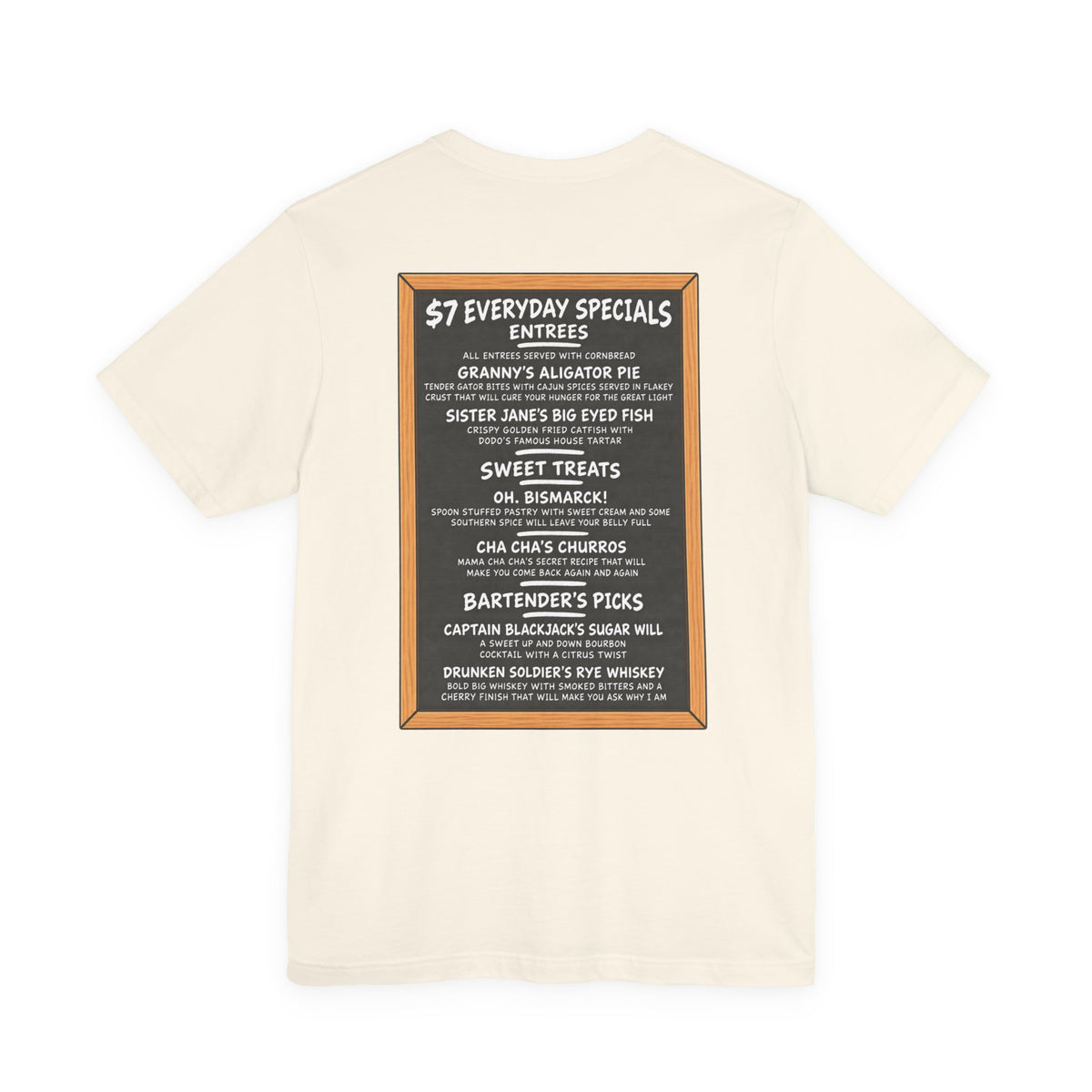 Jane's Louisiana Bayou Grille Unisex Short Sleeve T Shirt