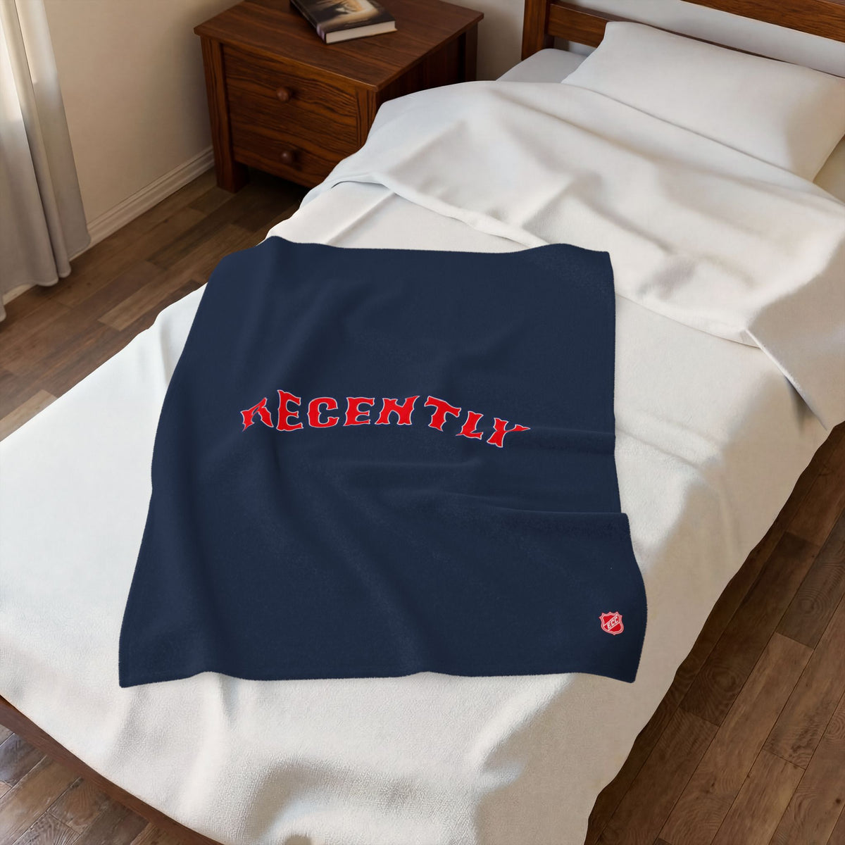 Boston Recently Velveteen Plush Blanket