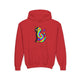 The Black Cat Changing Colors Youth Pullover Hoodie