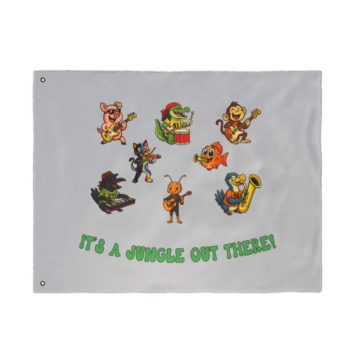 Jungle Band Double Sided 36 x 60" Flag