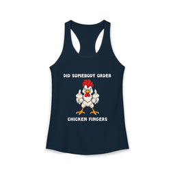 Chicken Fingers Women's Racerback Tank