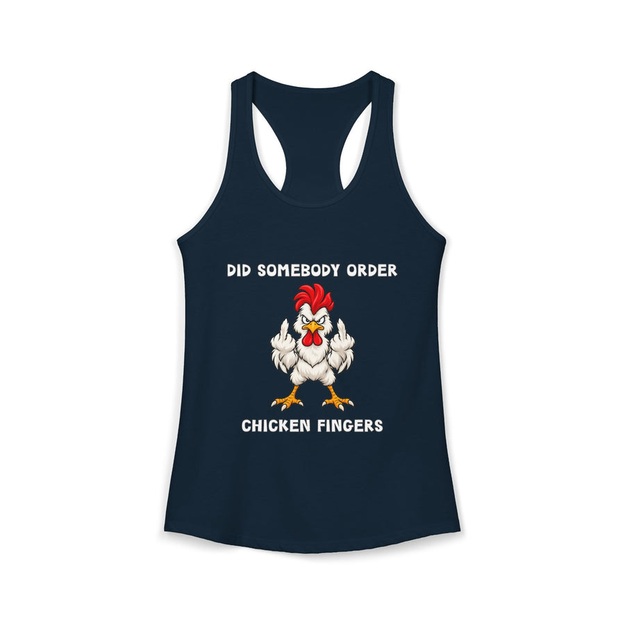 Chicken Fingers Women's Racerback Tank