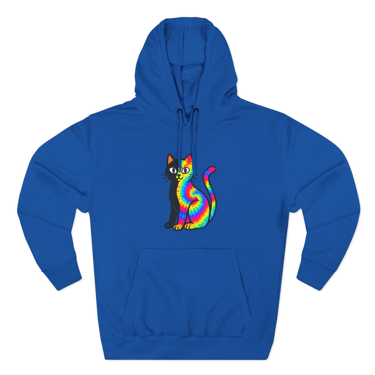 The Black Cat Changing Colors Pullover Hoodie