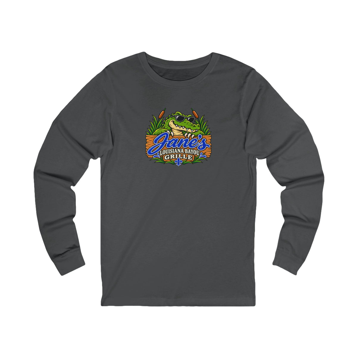 Jane's Louisiana Bayou Grille Long Sleeve T Shirt