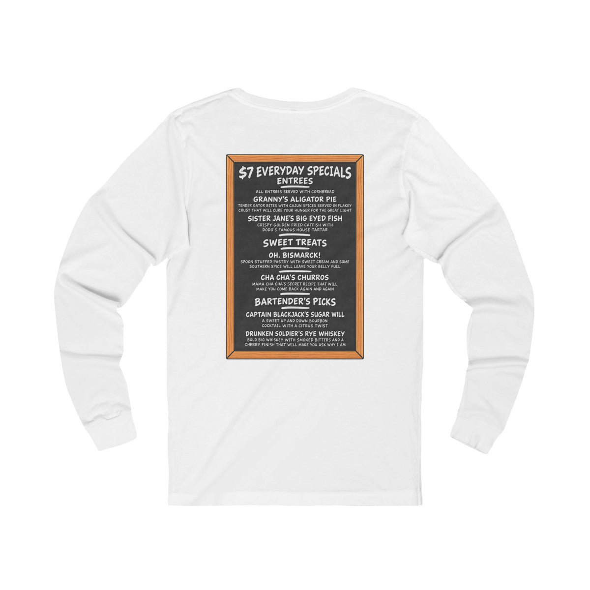 Jane's Louisiana Bayou Grille Long Sleeve T Shirt