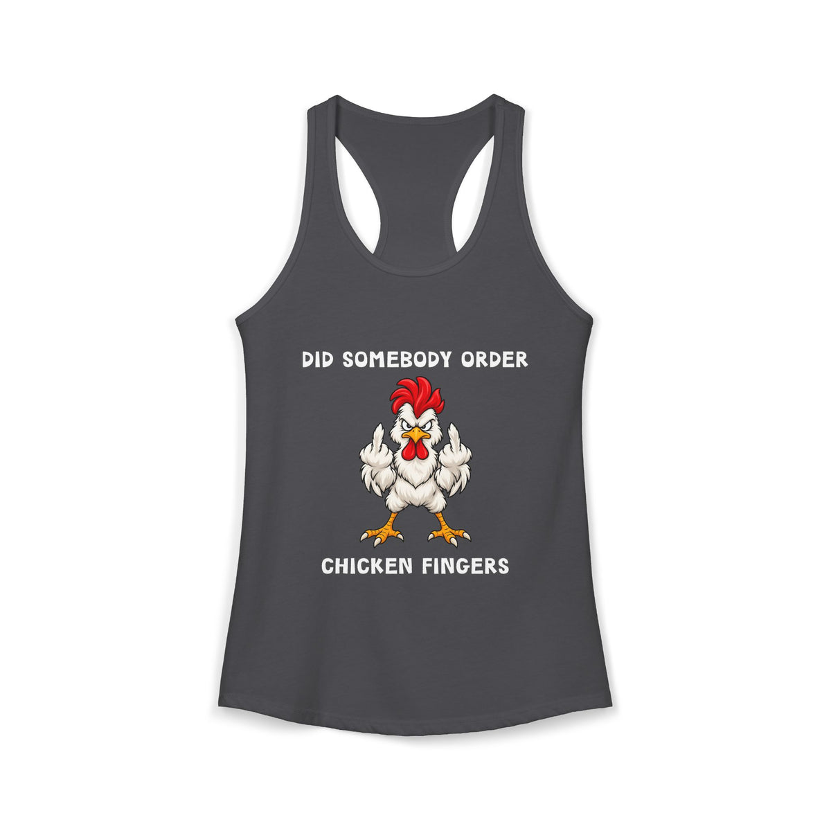 Chicken Fingers Women's Racerback Tank