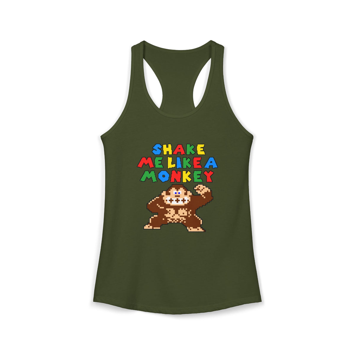 Shake Me Like A Monkey Women's Racerback Tank Top