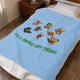 Jungle Band Velveteen Plush Blanket