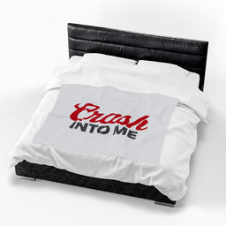 Crash Into Me Velveteen Plush Blanket