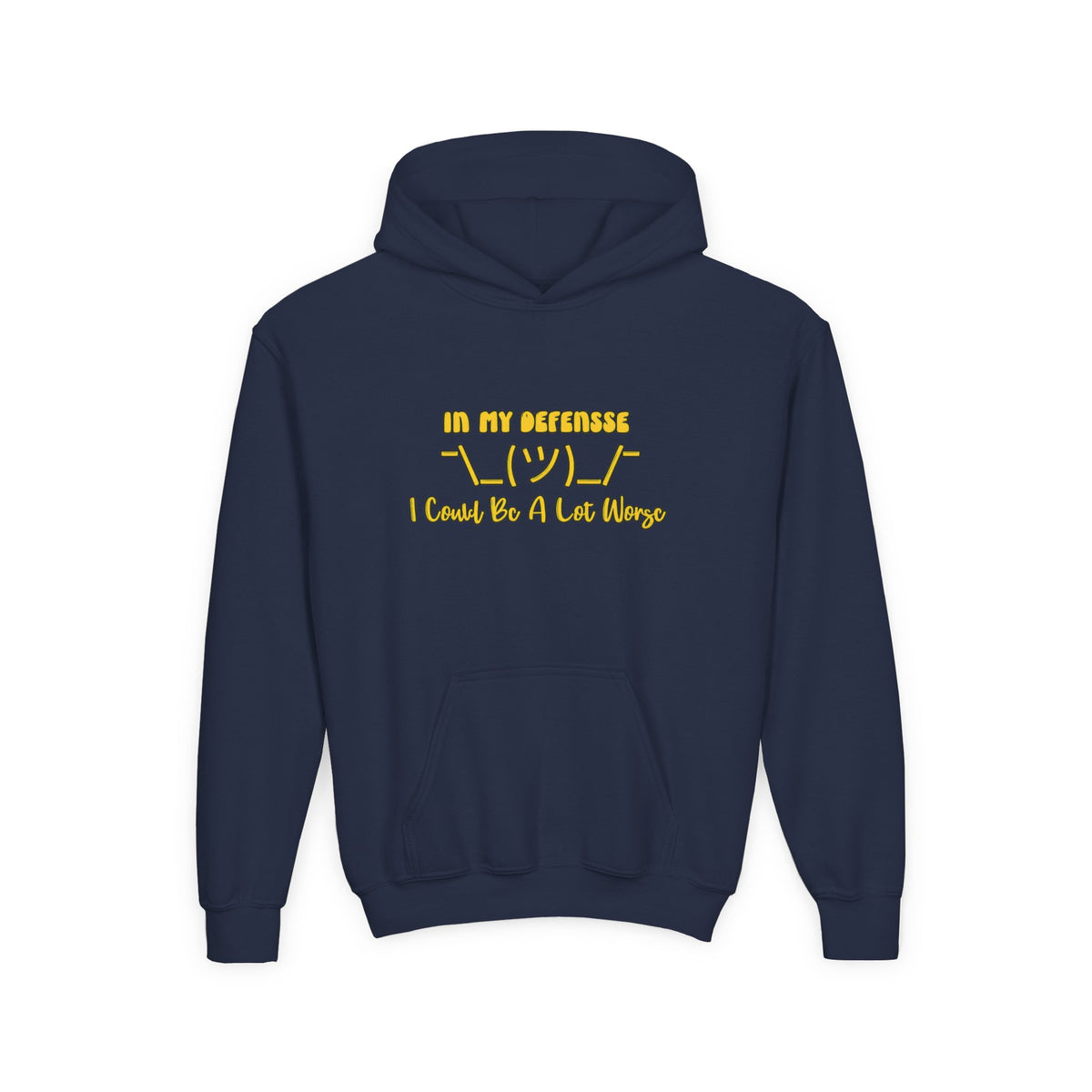 In My Defense... Youth Pullover Hoodie