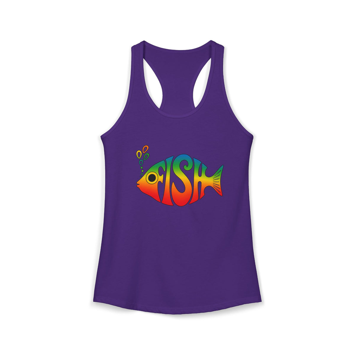 Big Eyed Phish Women's Racerback Tank