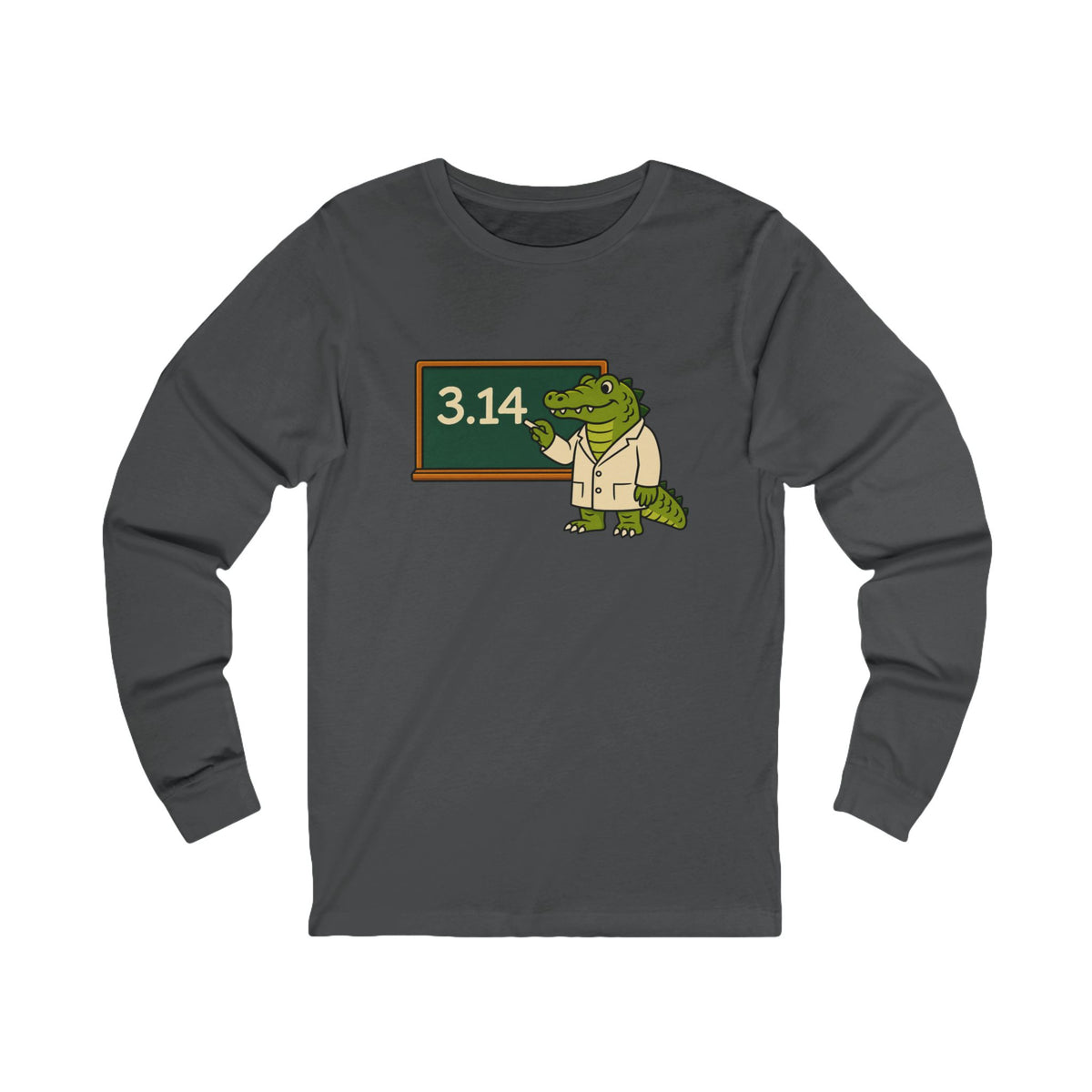 Alligator Pi Unisex Long Sleeve T Shirt