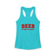 Beer For Dinner Women's Racerback Tank