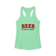 Beer For Dinner Women's Racerback Tank