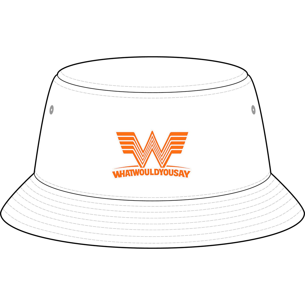 What Would You Say A Burger Bucket Hat