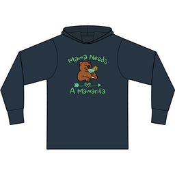 MamaRita Long Sleeve Hooded T-Shirt