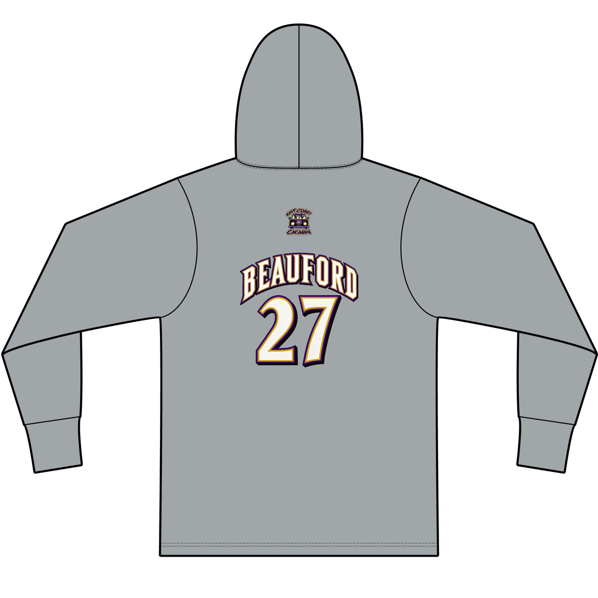 Baltimore Raven Long Sleeve Hooded T-Shirt