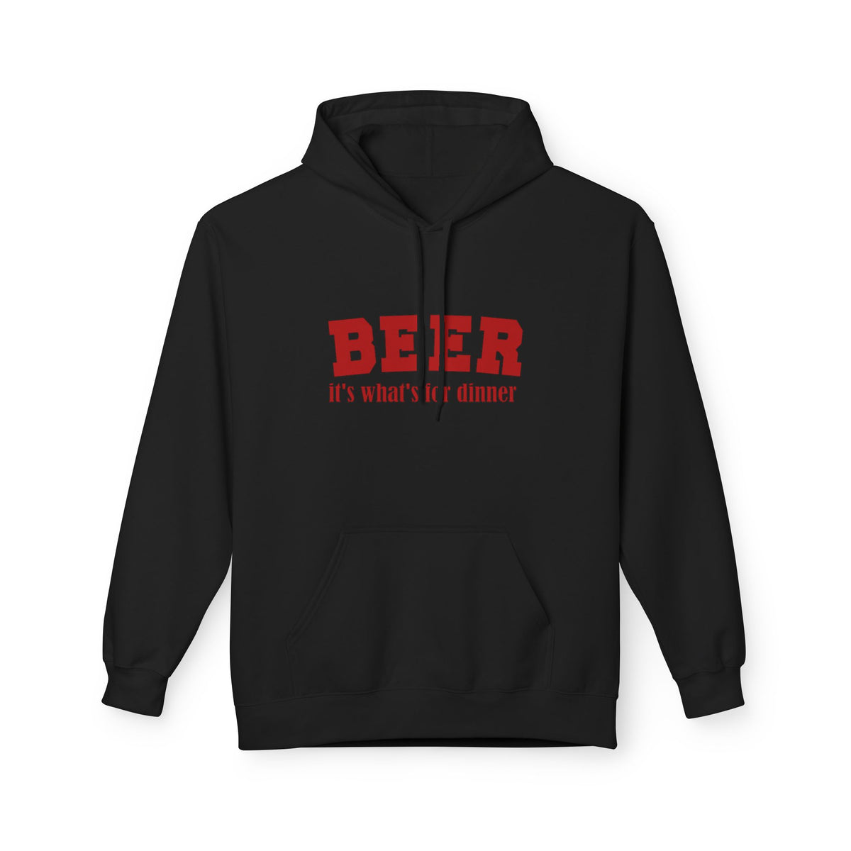 Beer For Dinner Pullover Hoodie