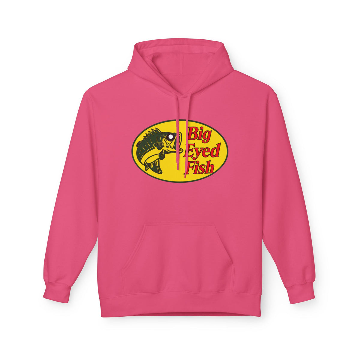 Big Bass Fish Puullover Hoodie