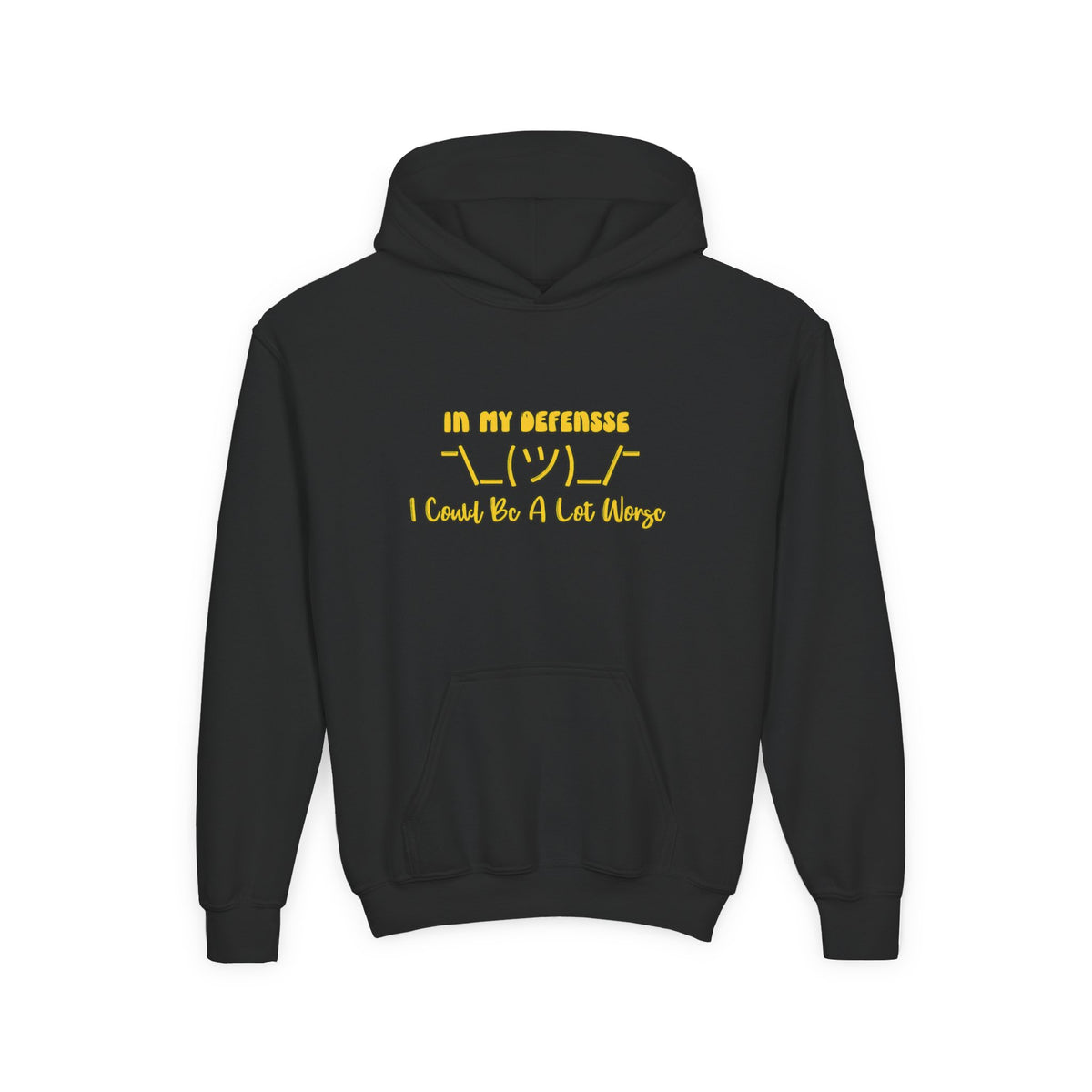 In My Defense... Youth Pullover Hoodie