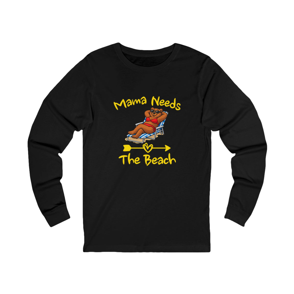 Mama Needs The Beach Long Sleeve T Shirt