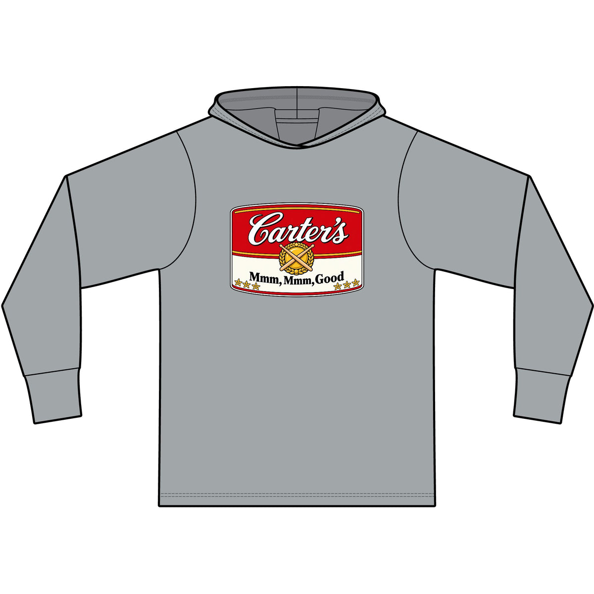 Carter's Mmm, Mmm, Good! Long Sleeve Hooded T-Shirt
