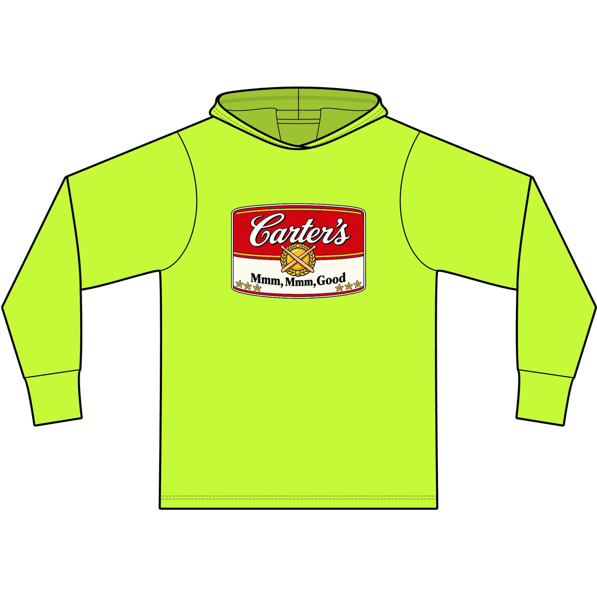 Carter's Mmm, Mmm, Good! Long Sleeve Hooded T-Shirt