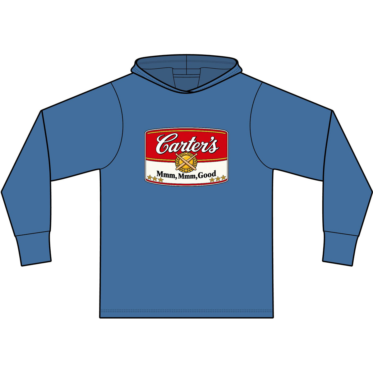 Carter's Mmm, Mmm, Good! Long Sleeve Hooded T-Shirt