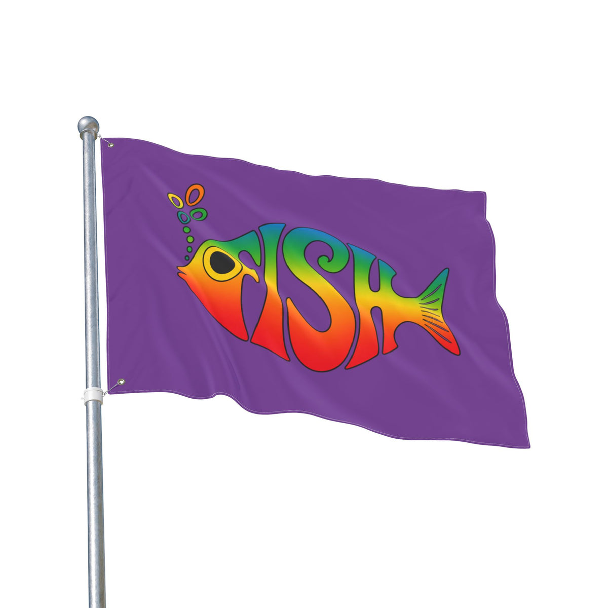 Big Eyed Phish Double Sided 36 x 60" Flag