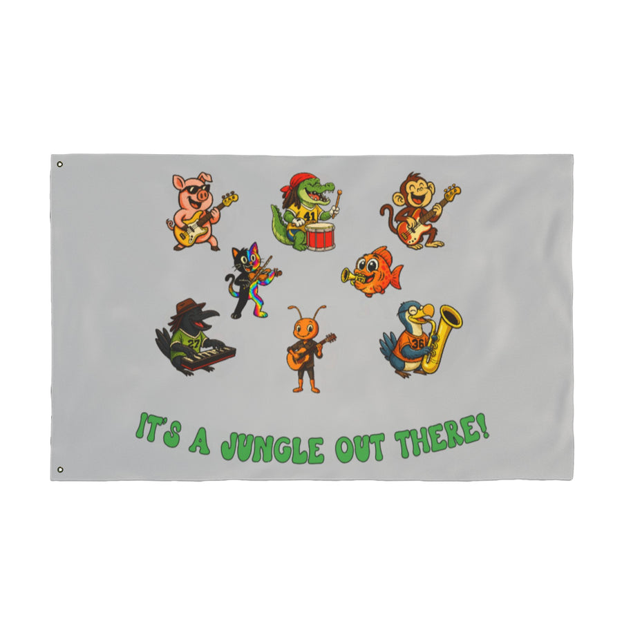 Jungle Band Double Sided 36 x 60" Flag