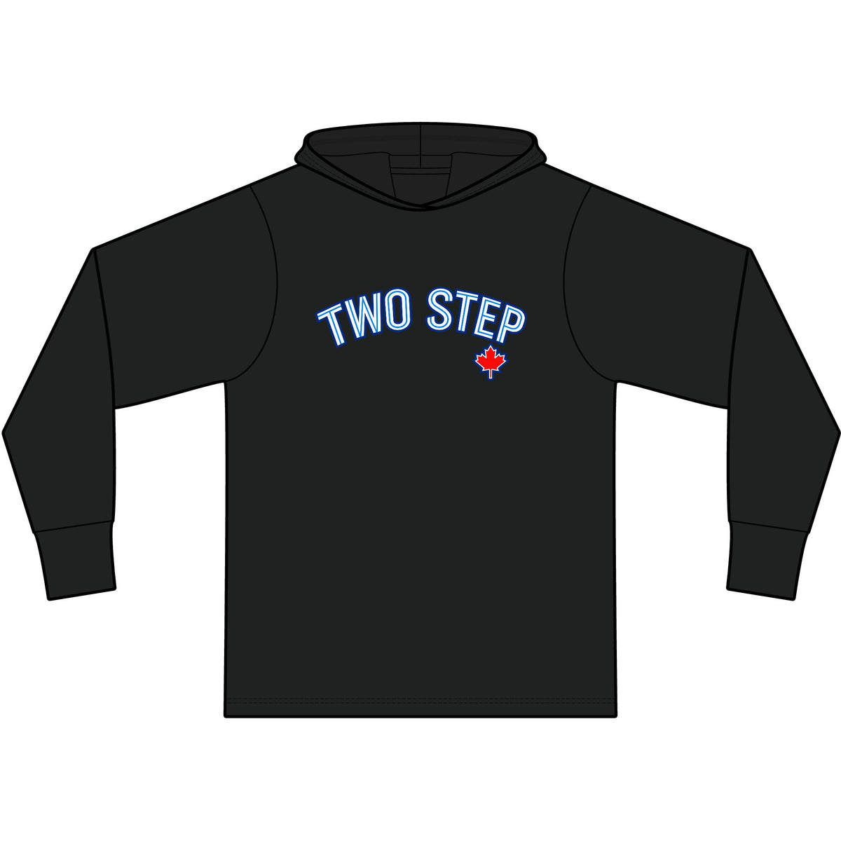 Toronto Two Step Long Sleeve Hooded T-Shirt