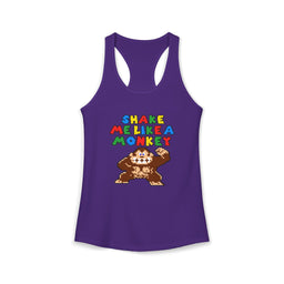 Shake Me Like A Monkey Women's Racerback Tank Top