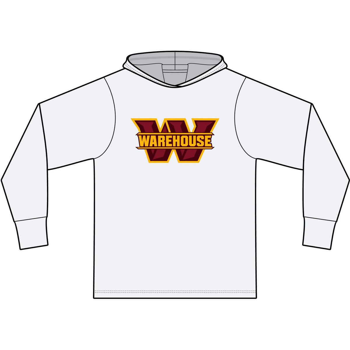 Washington Warehouse Long Sleeve Hooded T-Shirt