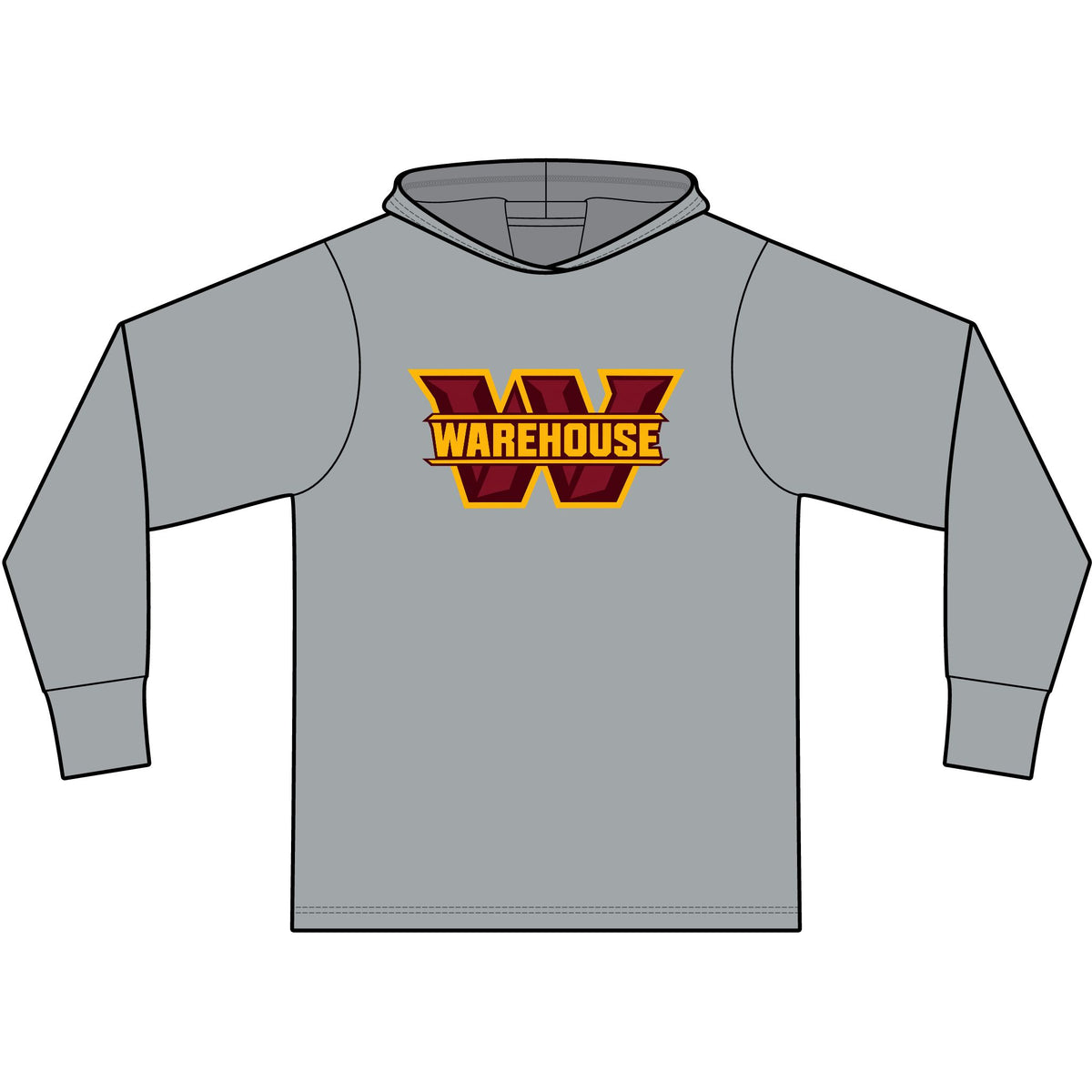 Washington Warehouse Long Sleeve Hooded T-Shirt