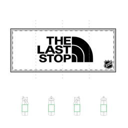 The Last Stop (Black Variant) Camelbak Flip Straw 25oz Bottle