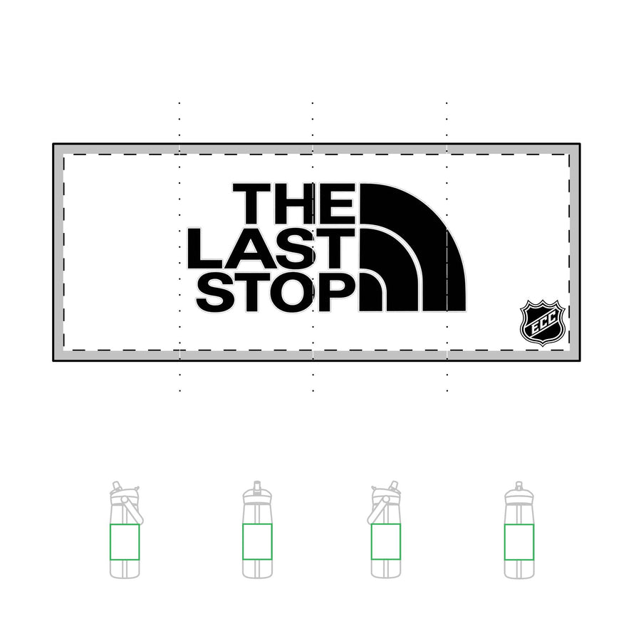 The Last Stop (Black Variant) Camelbak Flip Straw 25oz Bottle